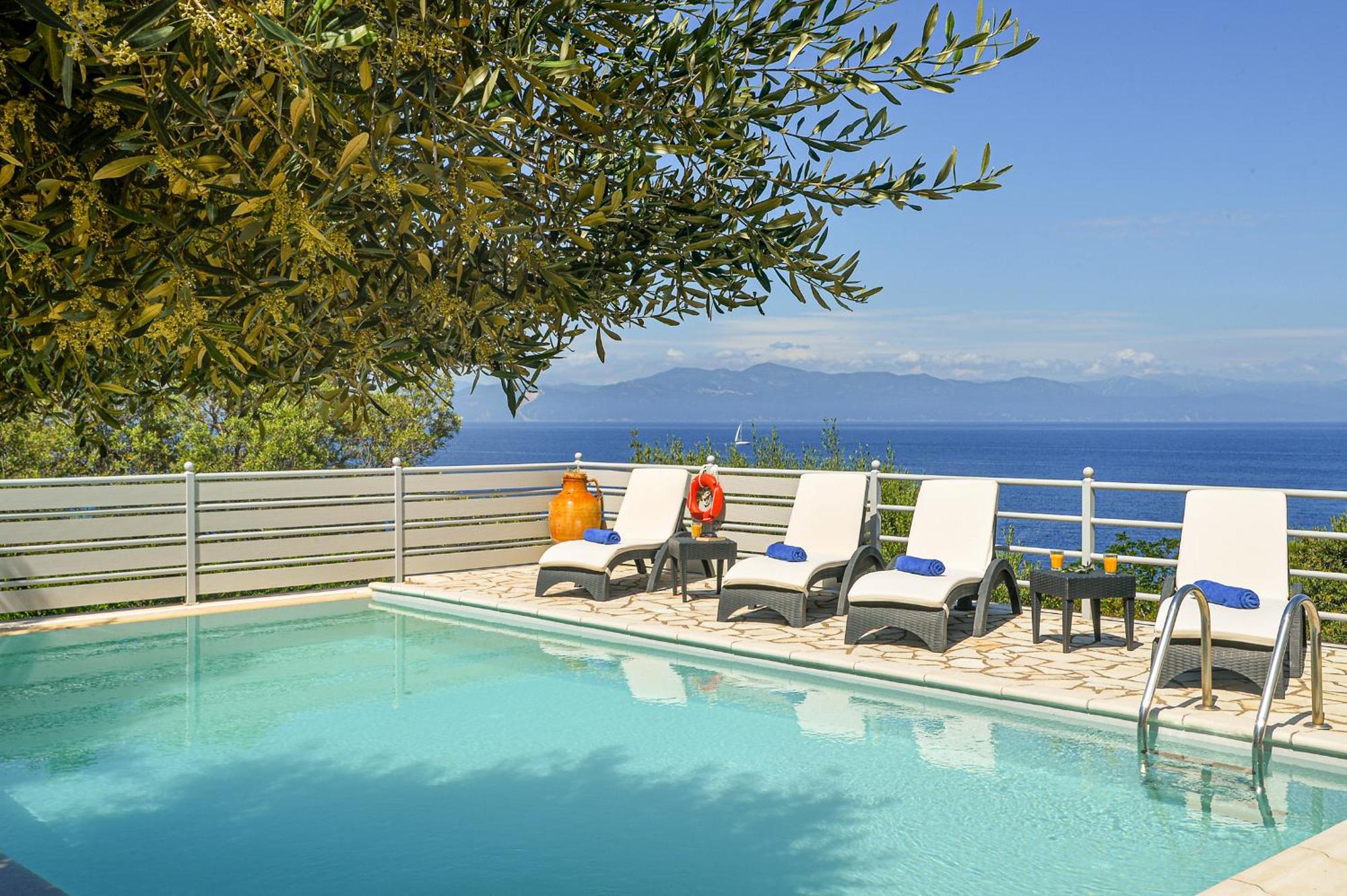 Lioniskari Seaviews - Paxoi'S Private Pool Oasis Villa Porto Ozias Exterior foto